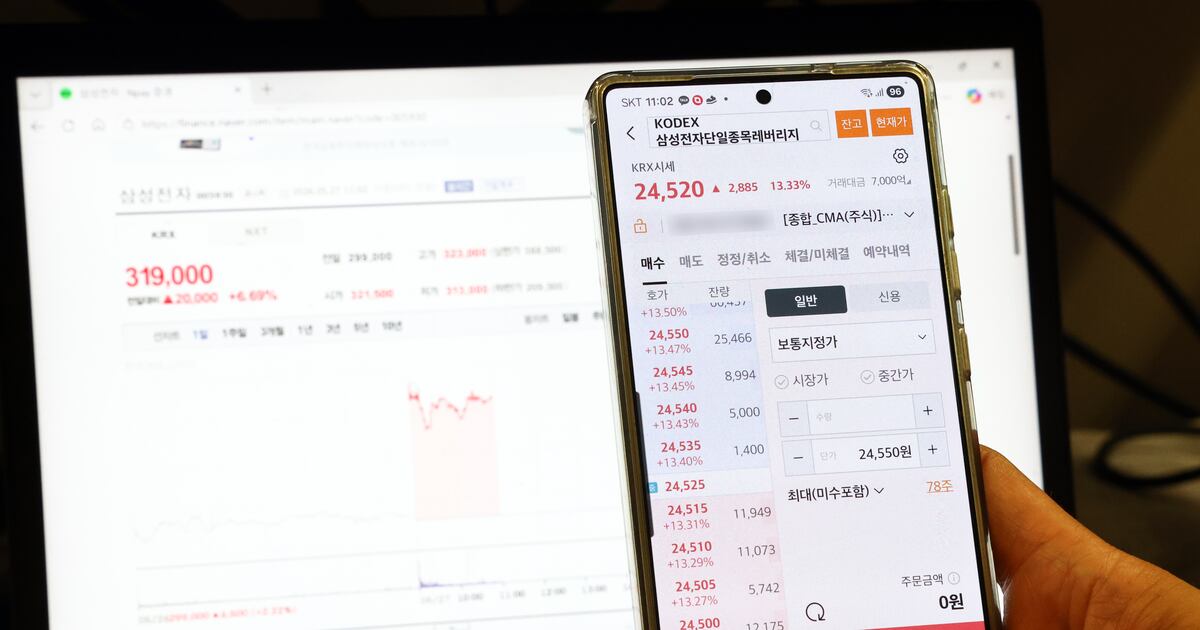 삼전 레버리지 샀다가 -11%... 복리의 저주 시작됐나