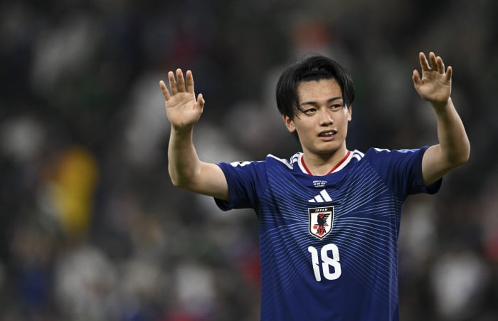 "초대박!" 日 축구 환호 폭발! '亞 새 역사→뉴 에이스' 우에다 아야세, EPL→분데스리가 '빅 리그' 이적 가능성