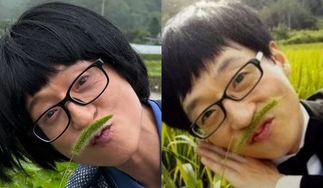 "추사랑 닮았다" 유재석, 16년 전 ‘무도’ 레전드 강아지풀 수염 재연 ('놀면 뭐하니')