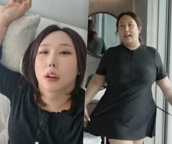 '위고비로-32kg' 뺐는데…풍자, 부작용 호소 후 수영복 자태 눈길