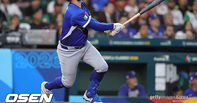 조선일보 WBC 이탈리아 관련 기사 대표 이미지