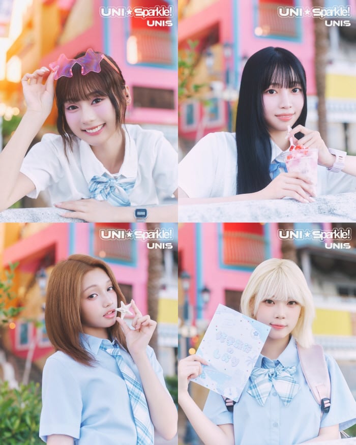 유니스, 청량 서머퀸 탄생…스쿨룩으로 완성한 리얼 청춘
