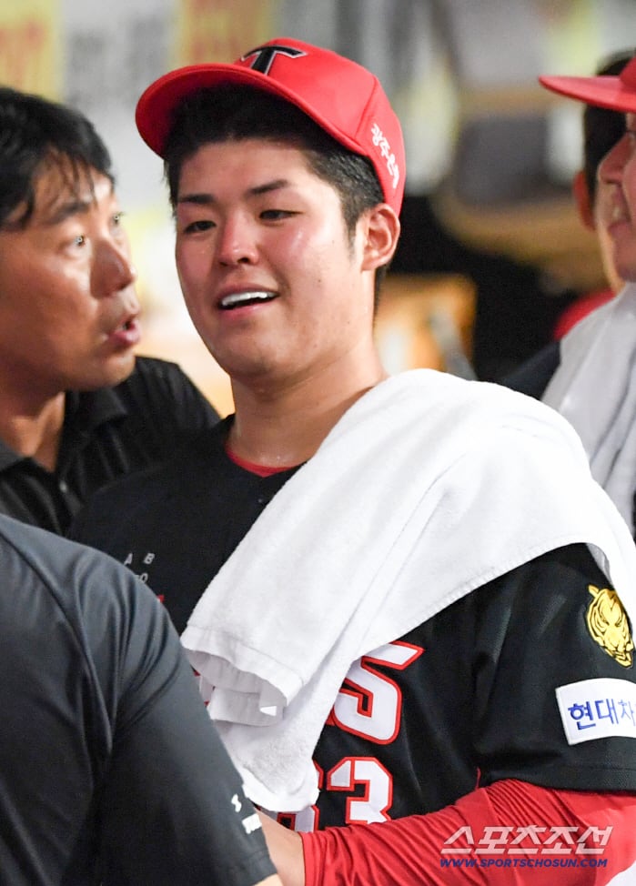 "8승 무패 운도 이겨냈다" 5이닝 101구 선발투수, 사령탑이 '101점' 준 이유 "곽도규 안 다친게 젤 좋았겠지만… "