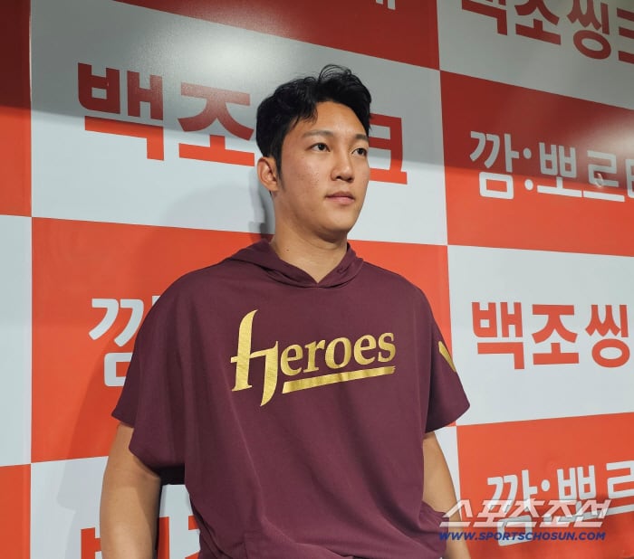 인터뷰에 임한 키움 안우진. 김영록 기자