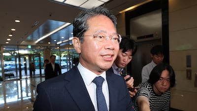 김승원 법무부 장관 후보자가 8일 오전 서울 종로구 적선현대빌딩에 마련된 인사청문회 준비 사무실로 출근하고 있다. 2026.9.8 ⓒ 뉴스1 김민지 기자