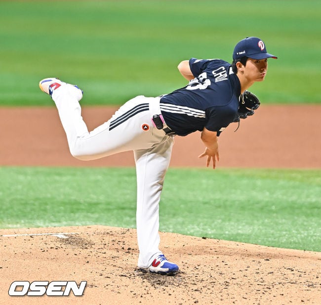 전반기 다승 1위 최민석-올러…후반기 류현진-톨허스트-곽빈 추격전 시작된다