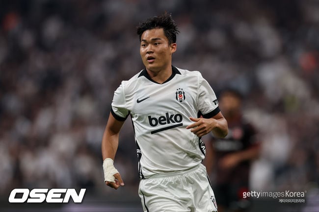 '오현규 vs 조규성·이한범' UEL 코리안더비, 베식타스가 웃었다! 미트윌란 합계 3-0 격파...대회 3차 예선 진출