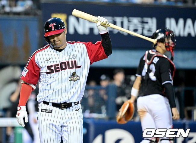홈런 4방 쳤는데 4경기 7득점이라니…충격의 득점권 타율 6푼9리, '10위-10위-10위' LG 타선 지금이 최저점일까