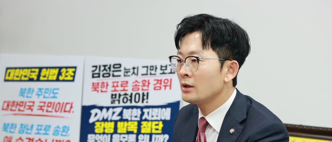 탈북 공학자 출신 국민의힘 박충권 의원이 13일 서울 여의도 국회에서 본지와 인터뷰를 갖고 있다. 2026.10.13 /남강호 기자