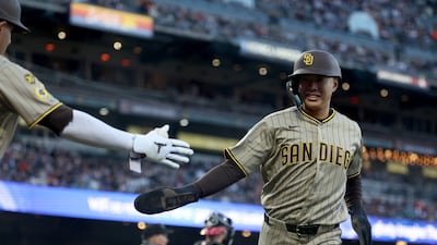 ‘코리안 더비’서 웃은 건 송성문 ... MLB 타격 데뷔전에서 멀티 히트 ‘쾅’