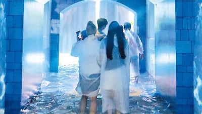 애니 속 해적처럼 물길 따라 모험을… 워터파크와 만난 신개념 미디어 전시