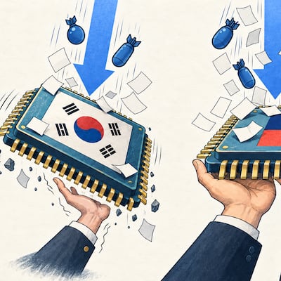 외인 매도폭탄에도 굳센 대만, 한국 구원투수는 자충수만…