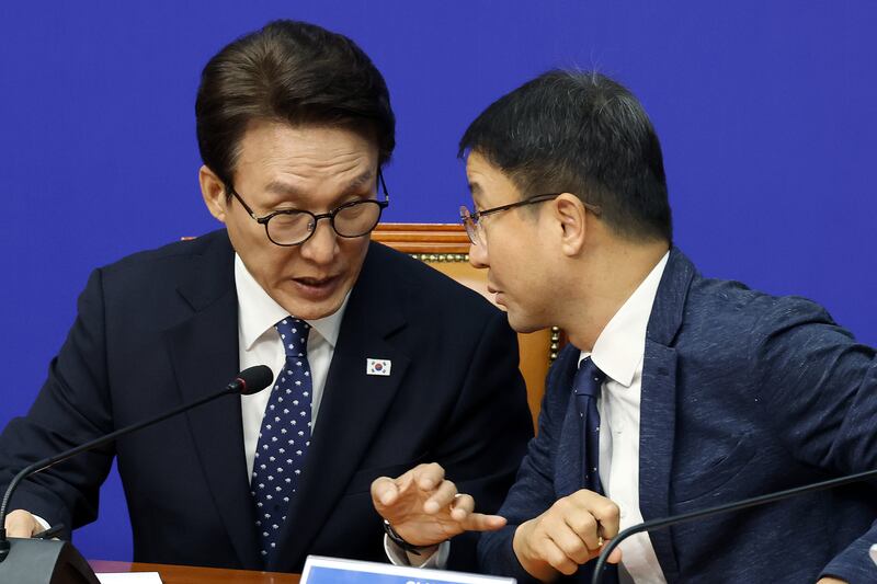 與 김민석, 지지층 분열에도 “구조적 다수, 정권 재창출 필수 과제”