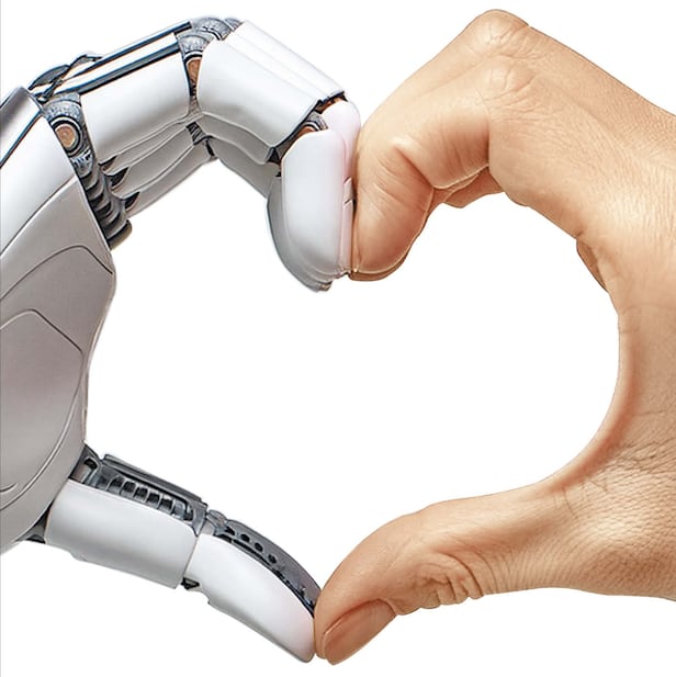 What would a world look like where humans commonly love robots? The author worries that vulnerable people, holding unrealistic expectations, may give up the place in their lives that should be occupied by real humans to robots. /Getty Images Bank