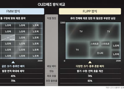 OLED 더 밝고 저렴하게… 中 추격 따돌린다