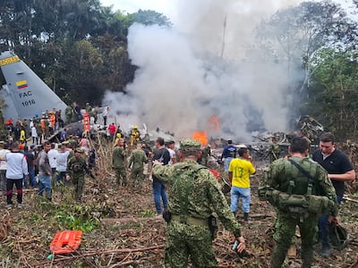 Colombian Military Transport Plane Crash Kills 8, Injures 80