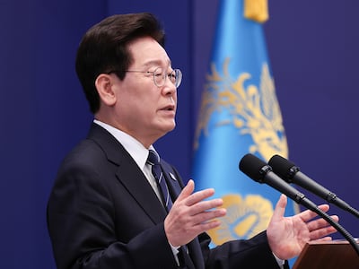 李대통령 기자회견 후 지지율 반등… 34.8%