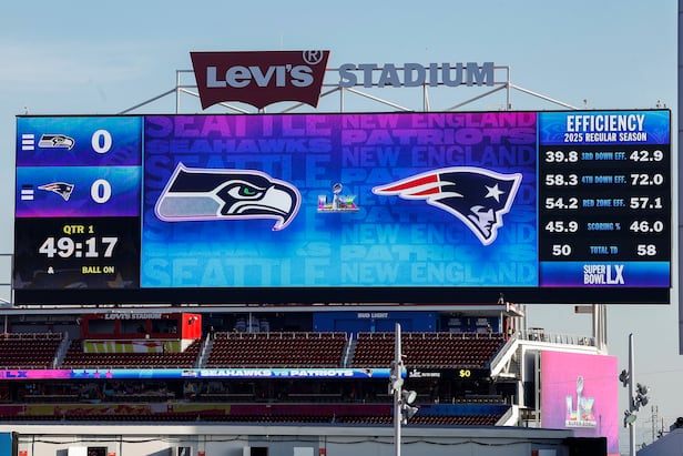 8일 제60회 수퍼볼 경기가 치러지는 미국 캘리포니아 산타클라라의 리바이스 스태디움./연합뉴스