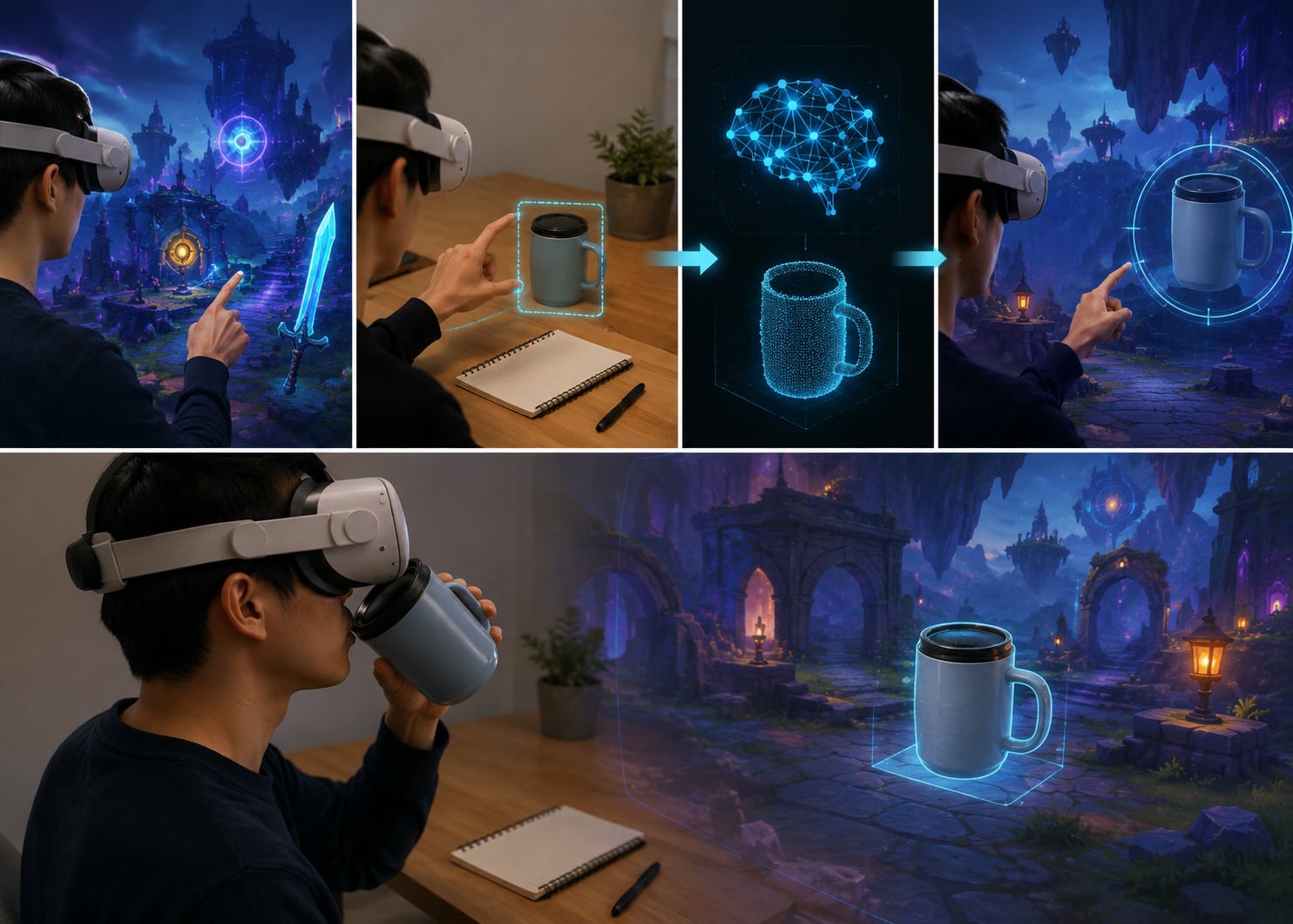 “VR 고글 쓴 채 커피 한 모금”... 몰입감 안 깨지는 가상 세계 열렸다