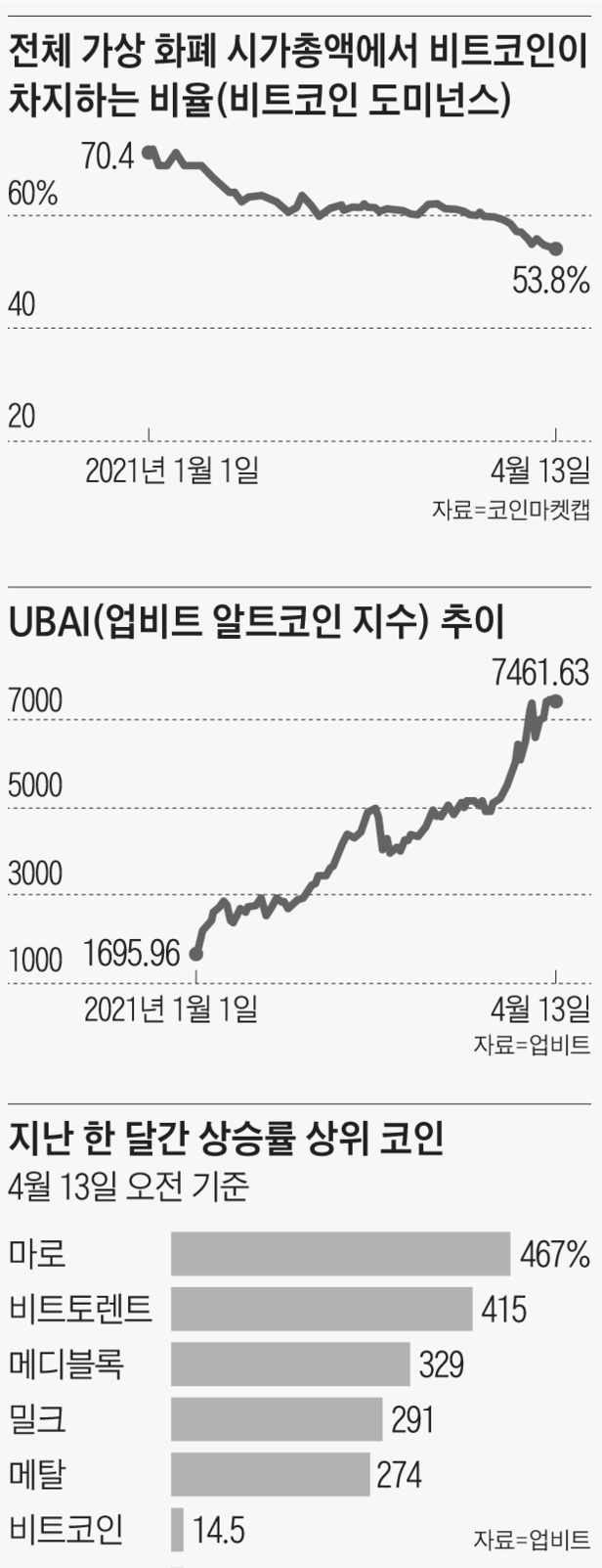 비트코인값 등락도 시시해”… 듣보잡 알트코인 투자 狂風
