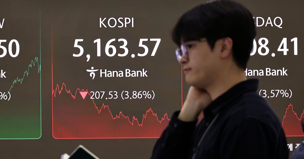 외국인 매도 및 코스피 급락 관련 이미지