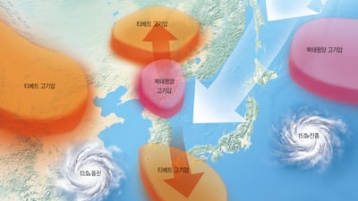 Cold High-Pressure Breaks Dual Heat Dome