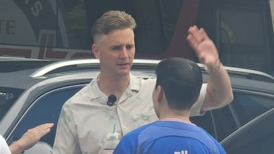 경기 전 라팍을 방문한 뷰캐넌의 모습. 대구=스포츠조선 정현석 기자 hschung@sportschosun.com