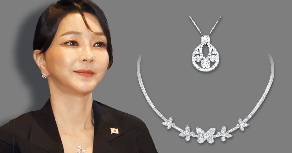 목걸이 착용 관련 보도 사진