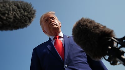 President Donald Trump Threatens Airstrikes on Tehran Over Ship Attacks