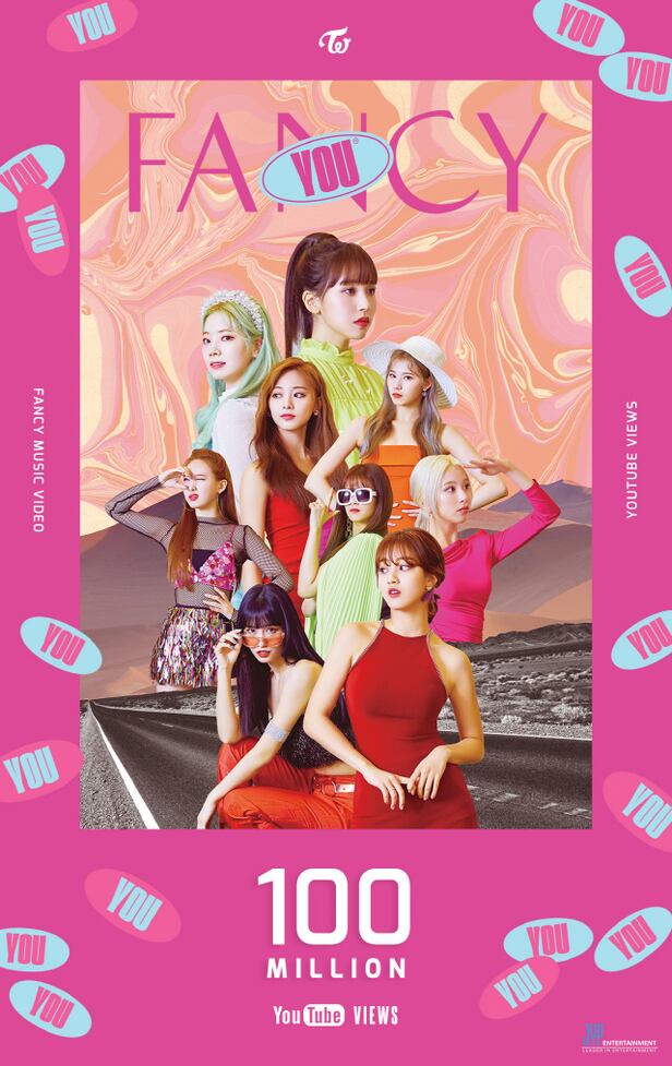 트와이스, 'FANCY' MV 1억뷰 돌파...통산 11번째 '대기록' [공식]