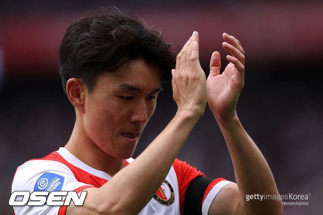 폰테크 달인 페예노르트의 보물 황인범, 감독이 직접 출전 시간까지 케어하네… 교체 투입에도 압도적 존재감