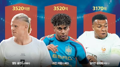 ‘득점 기계’ 홀란 몸값 3500억, 퀴라소 골키퍼 4400만원