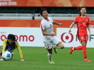 여자 축구 강호 북한과 1대1... 승리는 다음 기회로