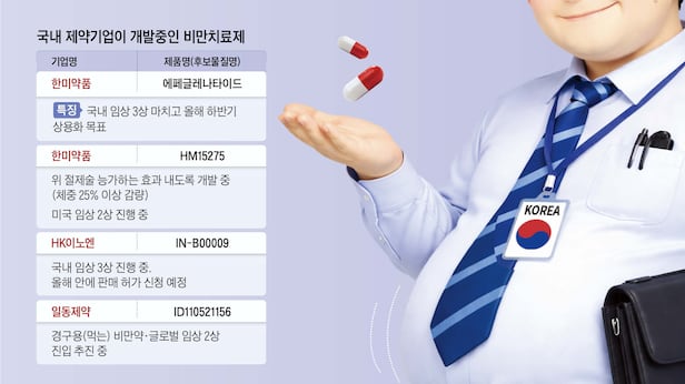 Korean Obesity Drugs Target Year-End Launch