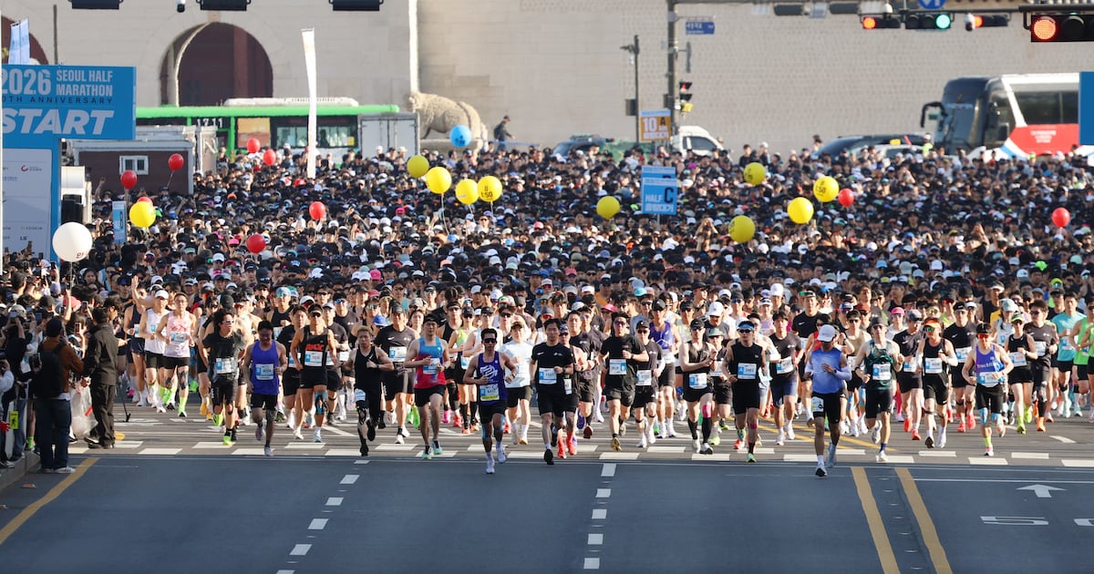 서울하프마라톤 현장 이미지