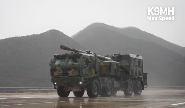 Hanwha Aerospace K9MH demonstration. / Hanwha Defense USA