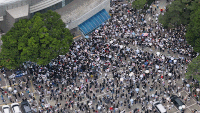 20s and 30s Protest NEC, Demand Revote After Ballot Shortage