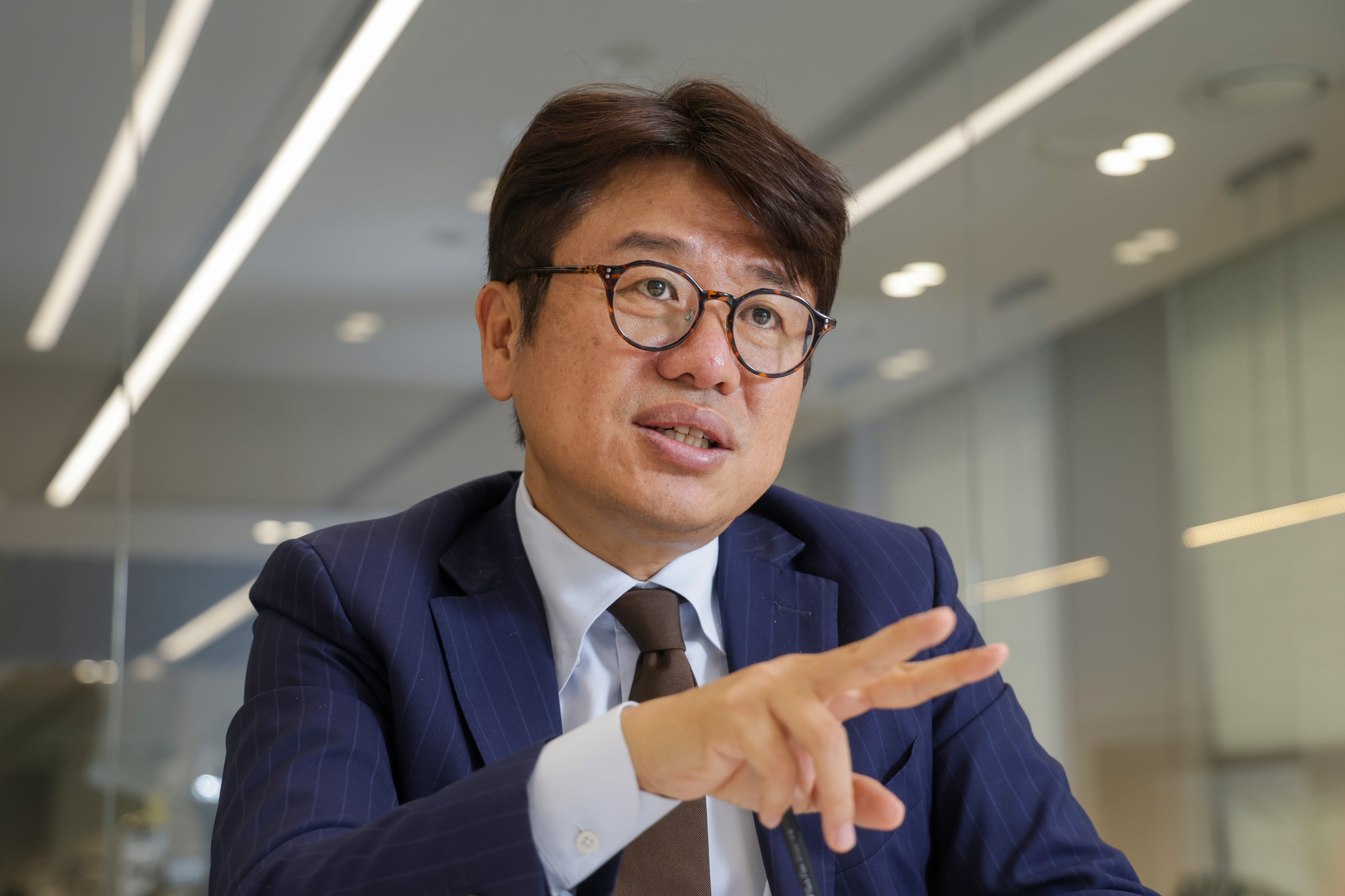 국민의힘 유의동 의원은 지난 24일 조선일보 본사에서 가진 인터뷰에서 “흩어진 보수를 통합하고 쇄신하는 데 가교 역할을 마다하지 않겠다”고 말했다. /장련성 기자
