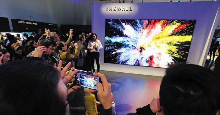 Tech Tv Set Samsung, LG Unveil New High-Tech TVs Ahead of CES