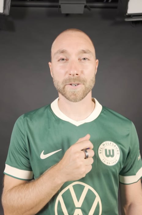 Christian Eriksen signs with VfL Wolfsburg until 2027