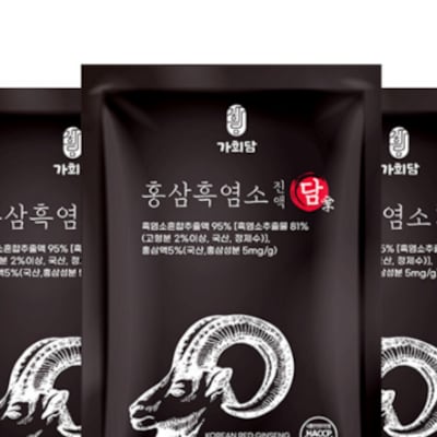 부쩍 허해졌다면, 홍삼까지 넣은 흑염소 30포 1만6000원 초특가