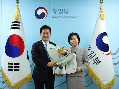 1년 7개월 공석 끝 남북하나재단 첫 탈북민 이사장 김영희 임명