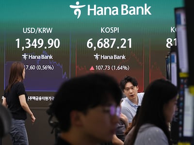환율 두 달 새 250원 뚝… 달러 예금은 역대 최대
