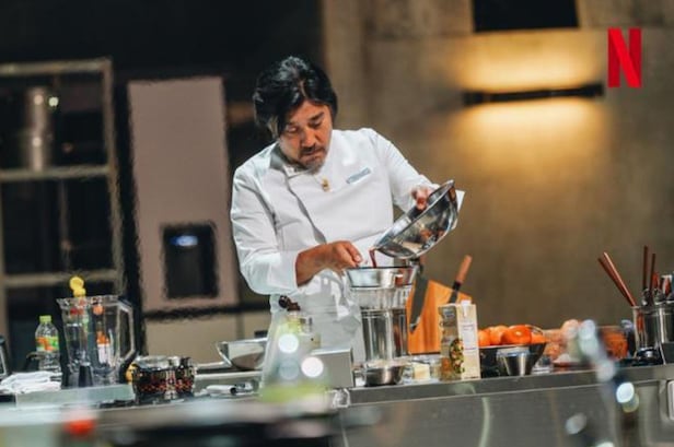 ‘흑백요리사’에서 두부 요리 지옥 경연 중인 에드워드 리. /넷플릭스