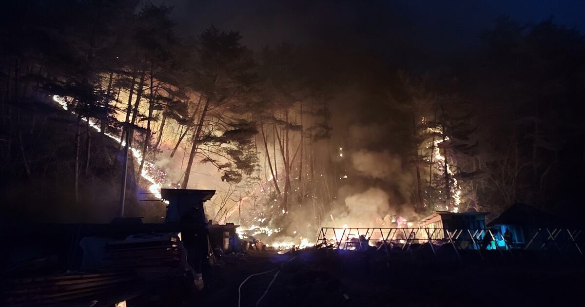 인제 기린면 산불 현장