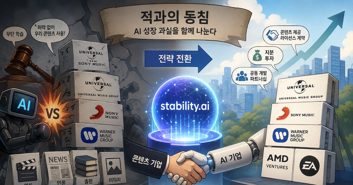 공짜 사용엔 소송, 대가 지불하면 투자… AI 기업들과 손잡는 콘텐츠 공룡들