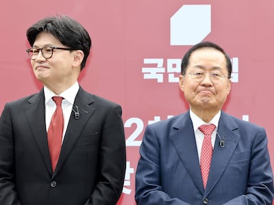 서울시장 대리전?... 한동훈 “탈영병 홍준표, 민주당으로 월북하나”