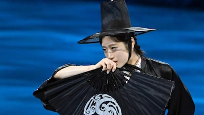 22일(한국시간) 이탈리아 밀라노 스피드스케이팅 아레나에서 밀라노동계올림픽 피겨 갈라쇼가 열렸다. 연기를 펼치고 있는 이해인. 밀라노(이탈리아)=송정헌 기자songs@sportschosun.com/2026.02.22/