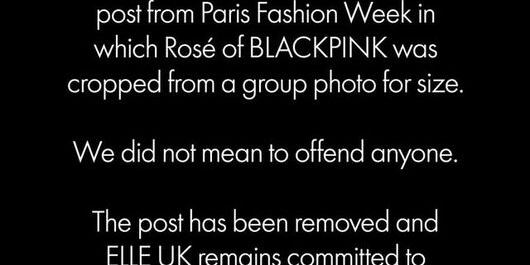 ELLE UK Crops Rose From Photos, Sparks Racial Discrimination Outrage