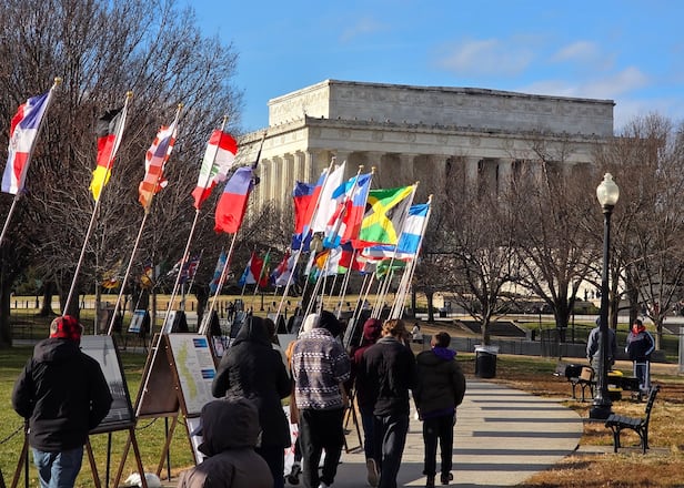 Áö³ 12¿ù ¸» ¹Ì±¹ ¿ö½ÌÅÏ DCÀÇ Çѱ¹ÀüÀï Ãß¸ð °ø¿ø(Korean War Veterans Memorial Park)¿¡¼ 6¡¤25ÀüÀï »çÁøÀüÀÌ ¿·È´Ù. /WPF